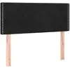 vidaXL Tête de lit Noir 90x5x78/88 cm Velours