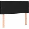 vidaXL Tête de lit Noir 100x5x78/88 cm Tissu