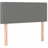 vidaXL Tête de lit Gris foncé 80x5x78/88 cm Tissu