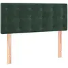 vidaXL Tête de lit Vert foncé 100x5x78/88 cm Velours
