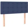 vidaXL Tête de lit Bleu 90x5x78/88 cm Tissu