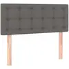 vidaXL Tête de lit Gris 90x5x78/88 cm Similicuir