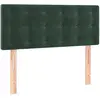 vidaXL Tête de lit Vert foncé 90x5x78/88 cm Velours