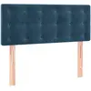 vidaXL Tête de lit Bleu foncé 90x5x78/88 cm Velours