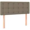 vidaXL Tête de lit Taupe 80x5x78/88 cm Tissu