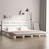 vidaXL Cadre de lit sans matelas blanc 180x200 cm bois massif de pin