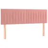vidaXL Têtes de lit 2 pcs Rose 72x5x78/88 cm Velours