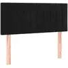 vidaXL Tête de lit Noir 100x5x78/88 cm Velours