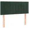 vidaXL Tête de lit Vert foncé 100x5x78/88 cm Velours