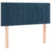vidaXL Tête de lit Bleu foncé 100x5x78/88 cm Velours