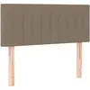 vidaXL Tête de lit Taupe 90x5x78/88 cm Tissu
