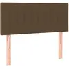 vidaXL Tête de lit Marron Foncé 90x5x78/88 cm Tissu