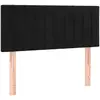 vidaXL Tête de lit Noir 90x5x78/88 cm Velours