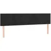 vidaXL Têtes de lit 2 pcs Noir 90x5x78/88 cm Velours