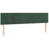 vidaXL Têtes de lit 2 pcs Vert foncé 90x5x78/88 cm Velours