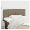 vidaXL Tête de lit Taupe 100x5x78/88 cm Tissu