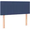 vidaXL Tête de lit Bleu 100x5x78/88 cm Tissu