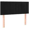 vidaXL Tête de lit Noir 80x5x78/88 cm Velours
