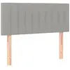 vidaXL Tête de lit Gris clair 90x5x78/88 cm Tissu