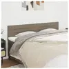 vidaXL Têtes de lit 2 pcs Taupe 80x5x78/88 cm Tissu
