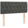vidaXL Tête de lit Gris foncé 90x7x78/88 cm Velours
