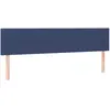 vidaXL Têtes de lit 2 pcs Bleu 100x5x78/88 cm Tissu