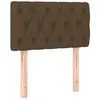 vidaXL Tête de lit Marron Foncé 80x7x78/88 cm Tissu