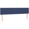 vidaXL Têtes de lit 2 pcs Bleu 100x5x78/88 cm Tissu