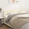 vidaXL Têtes de lit 2 pcs Crème 100x5x78/88 cm Similicuir
