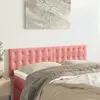 vidaXL Têtes de lit 2 pcs Rose 72x5x78/88 cm Velours