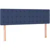 vidaXL Têtes de lit 2 pcs Bleu 72x5x78/88 cm Tissu