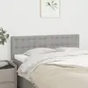 vidaXL Têtes de lit 2 pcs Gris clair 72x5x78/88 cm Tissu