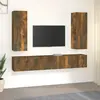 vidaXL Ensemble de meubles TV 5 pcs Chêne fumé Bois d'ingénierie