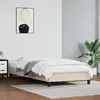 Cadre de lit sans matelas crème 100x200 cm similicuir vidaXL