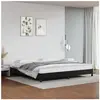 vidaXL Cadre de lit Noir 200x200 cm Similicuir
