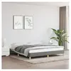 vidaXL Cadre de lit Gris foncé 180 x 200 cm Tissu