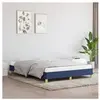 vidaXL Cadre de lit Bleu 140 x 200 cm Tissu