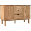 vidaXL Buffet OTTA 113,5x43x73 cm Bois massif de pin