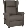 Vidaxl - Fauteuil de massage Marron Tissu Brun