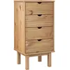 vidaXL Commode OTTA 45x39x90 cm bois de pin massif
