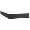 vidaXL Matelas de lit à ressorts ensachés Noir 90x200x20 cm Similicuir