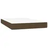 vidaXL Matelas de lit à ressorts ensachés Marron foncé 120x200x20 cm