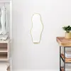 vidaXL Miroir mural Doré 60x25 cm