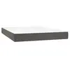 vidaXL Matelas de lit à ressorts ensachés Gris foncé 140x190x20 cm