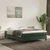 vidaXL Matelas de lit à ressorts ensachés Vert foncé 140x190x20 cm