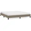 vidaXL Cadre de lit Taupe 180x200 cm Tissu