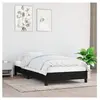 vidaXL Cadre de lit Noir 90x190 cm Tissu