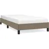 vidaXL Cadre de lit Taupe 80 x 200 cm Tissu