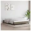 vidaXL Cadre de lit Taupe 140x200 cm Tissu