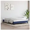 vidaXL Cadre de lit Bleu 140 x 200 cm Tissu